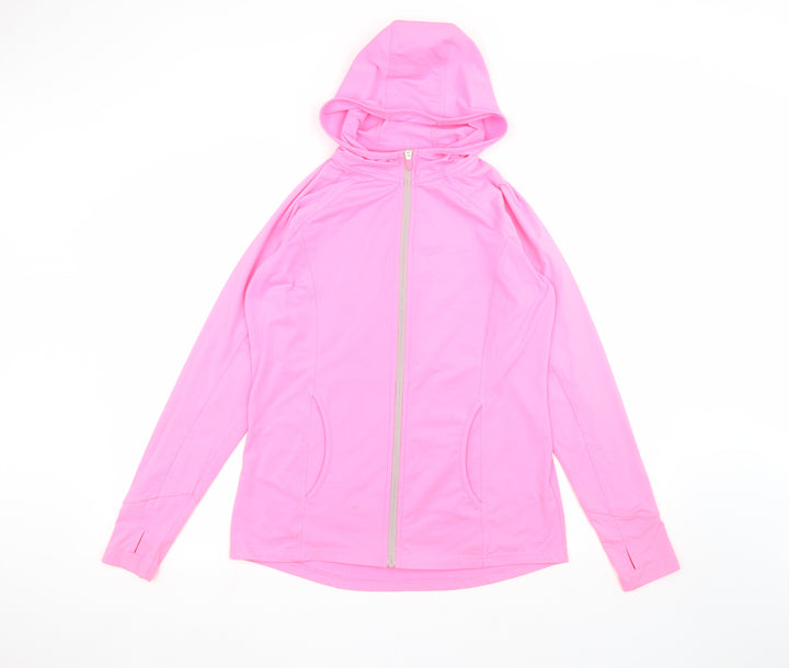 Avon Womens Pink Rain Coat Coat Size 12