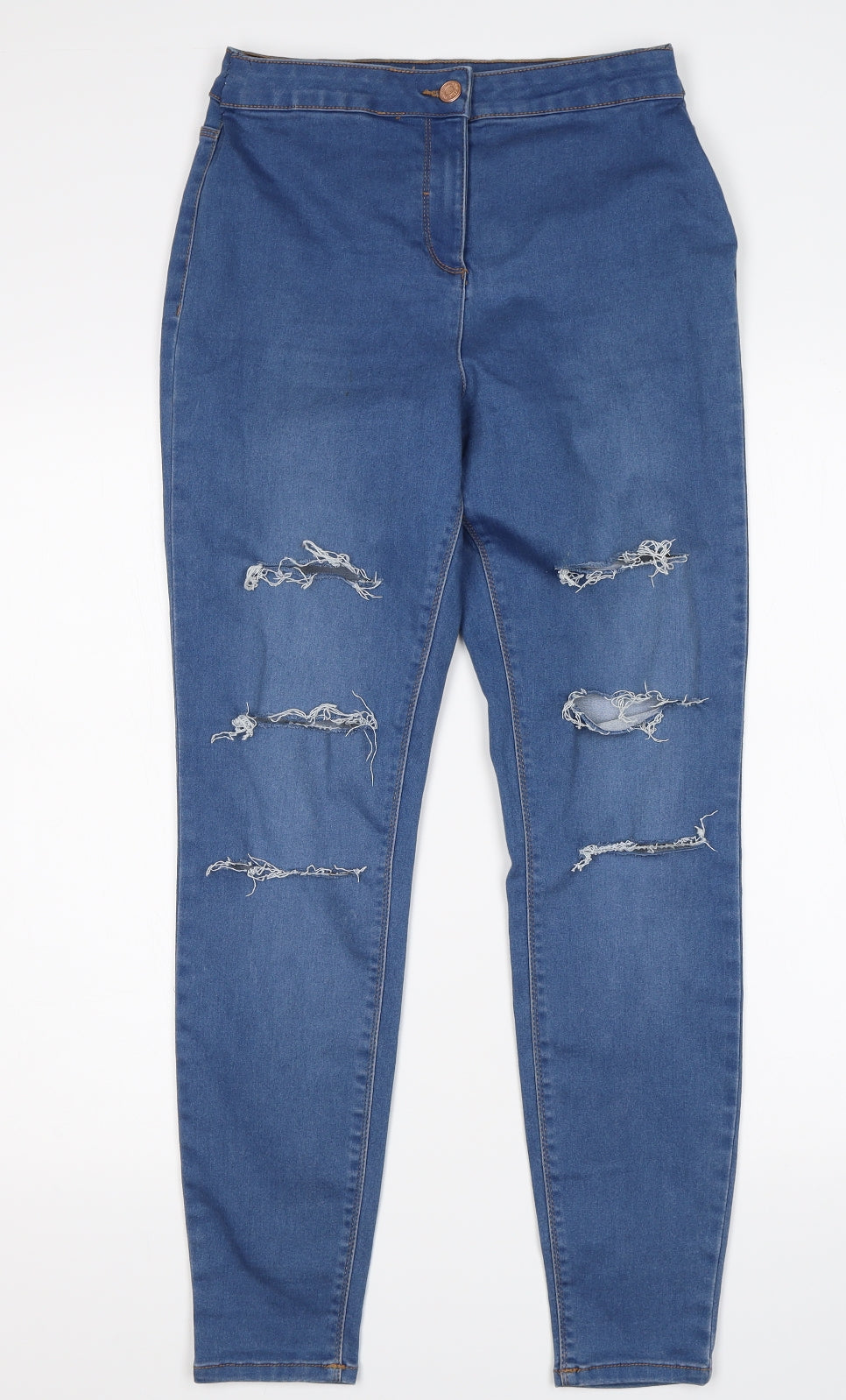 Papaya Womens Blue   Skinny Jeans Size 12 L28 in
