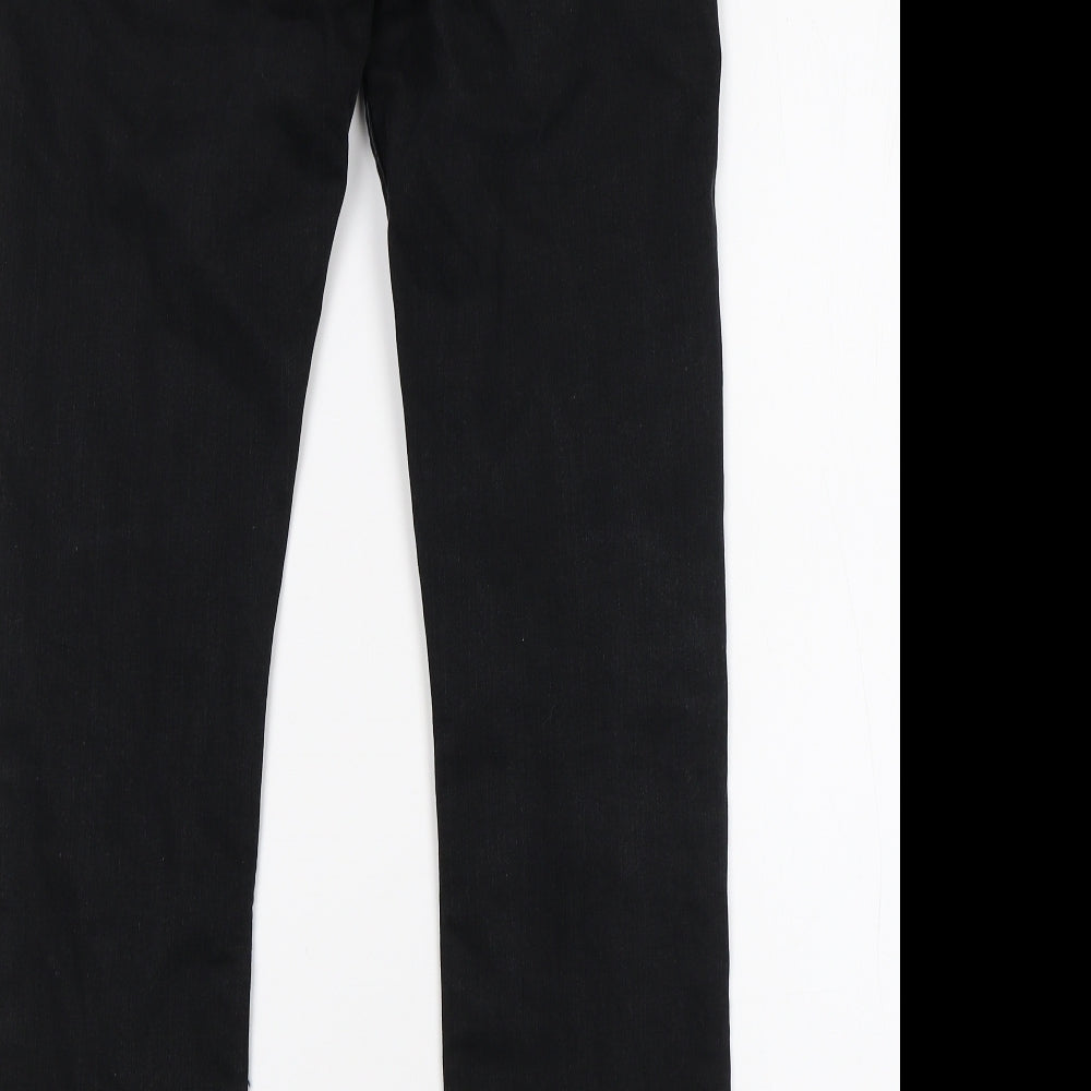 Topshop Mens Black   Straight Jeans Size 30 L29 in
