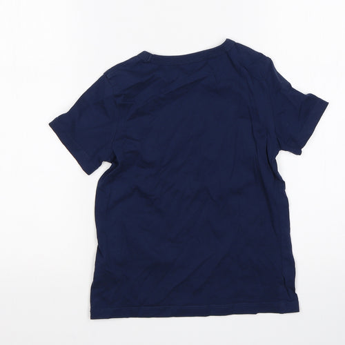 H&M Boys Blue   Basic T-Shirt Size 5-6 Years