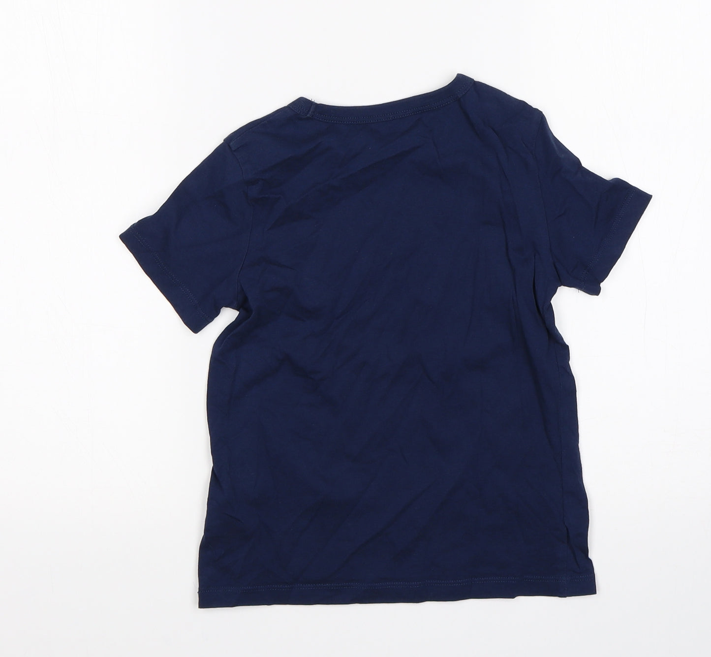 H&M Boys Blue   Basic T-Shirt Size 5-6 Years