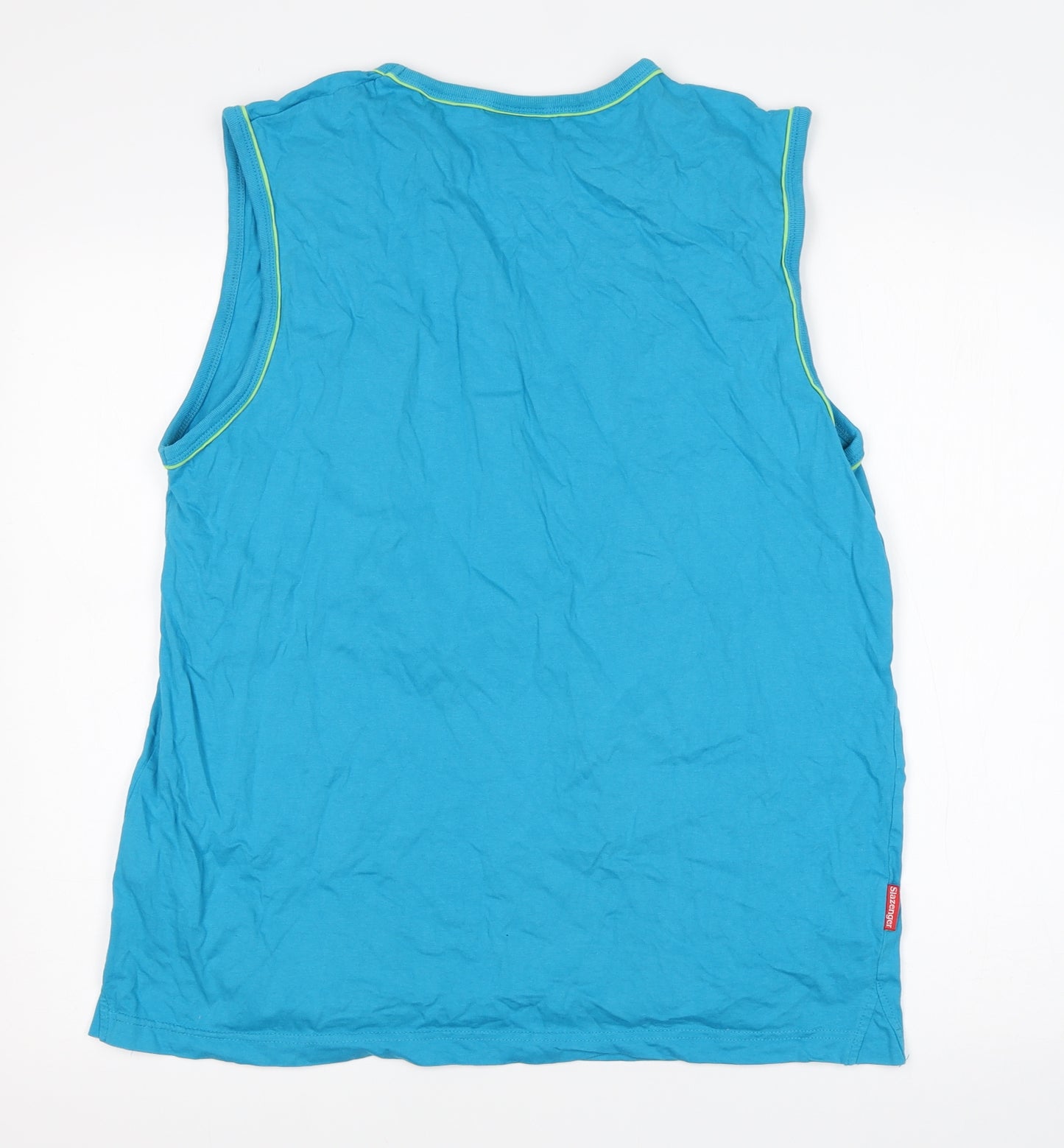 Slazanger Mens Blue   Basic Tank Size L