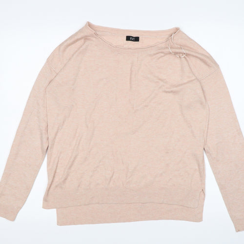 F&F Womens Pink   Pullover Jumper Size 12