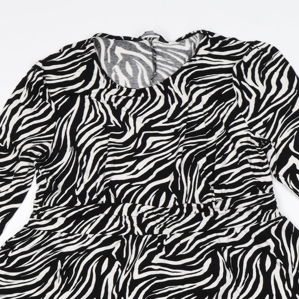 Dorothy Perkins Womens Multicoloured Animal Print  A-Line  Size 16