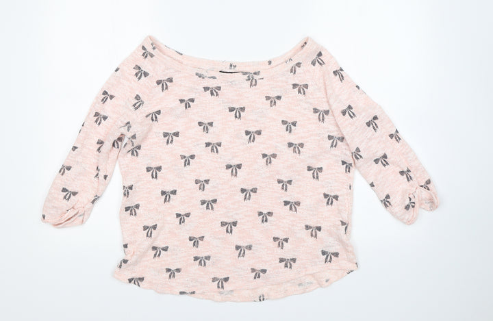 New Look Womens Pink   Pullover Jumper Size 14