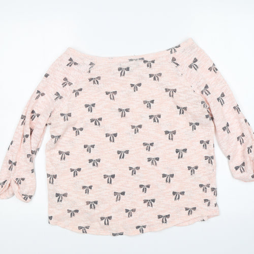 New Look Womens Pink   Pullover Jumper Size 14