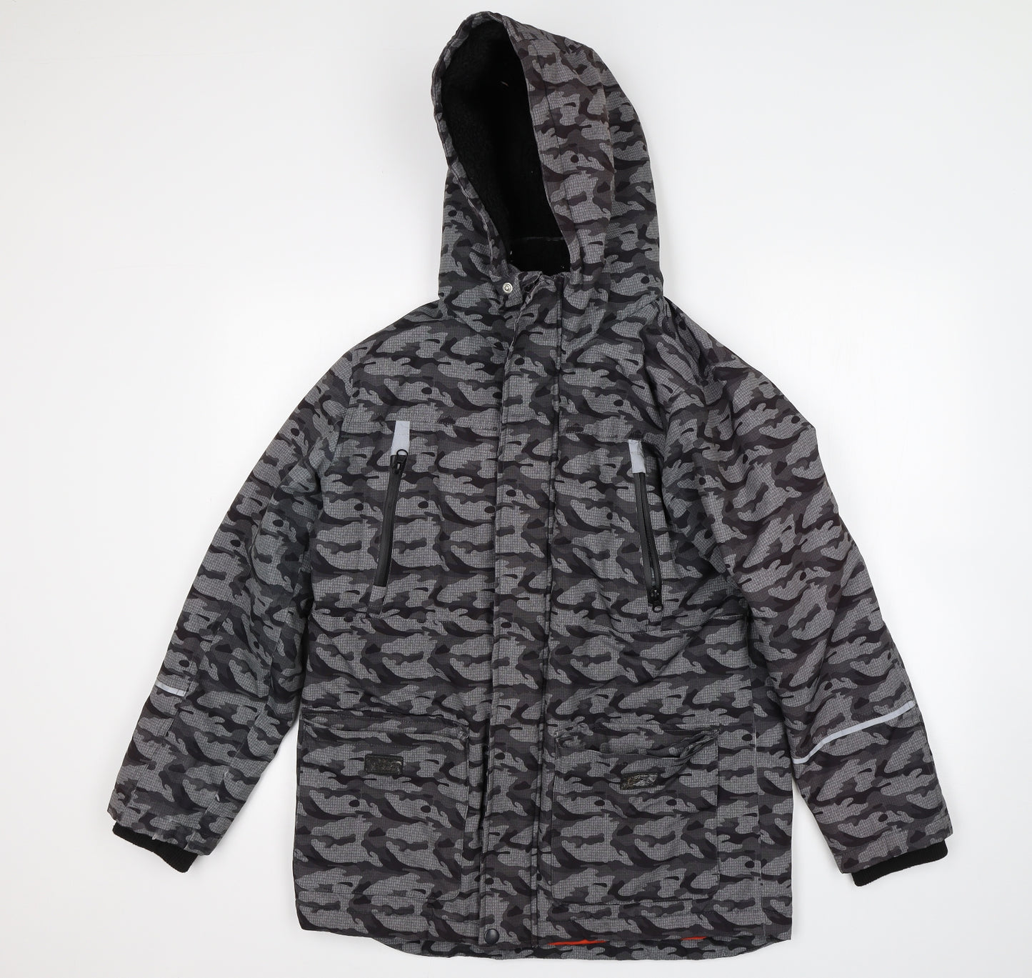 TU Boys Multicoloured Camouflage  Rain Coat Coat Size 13-14 Years