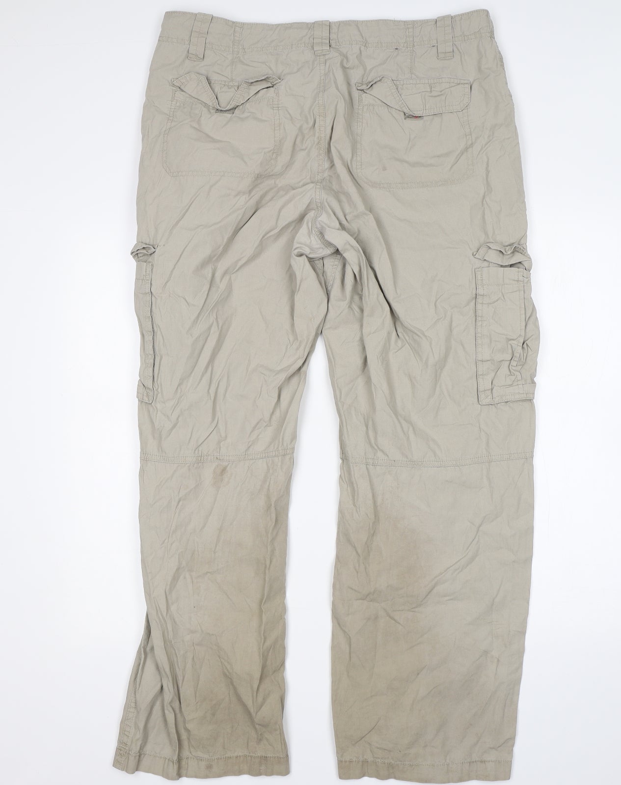 Cherokee Mens Beige   Cargo Trousers Size 36 L32 in