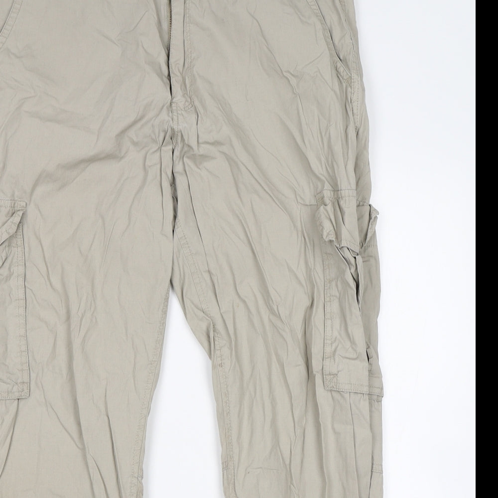 Cherokee Mens Beige   Cargo Trousers Size 36 L32 in
