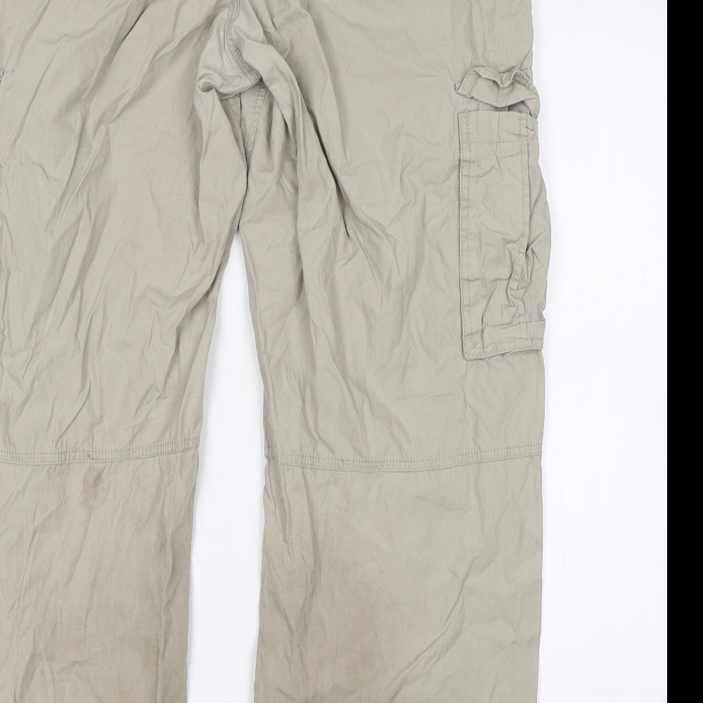 Cherokee Mens Beige   Cargo Trousers Size 36 L32 in