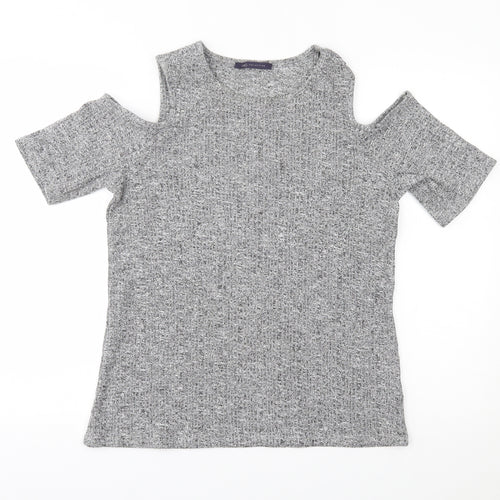 M&S Womens Grey   Pullover Jumper Size 16