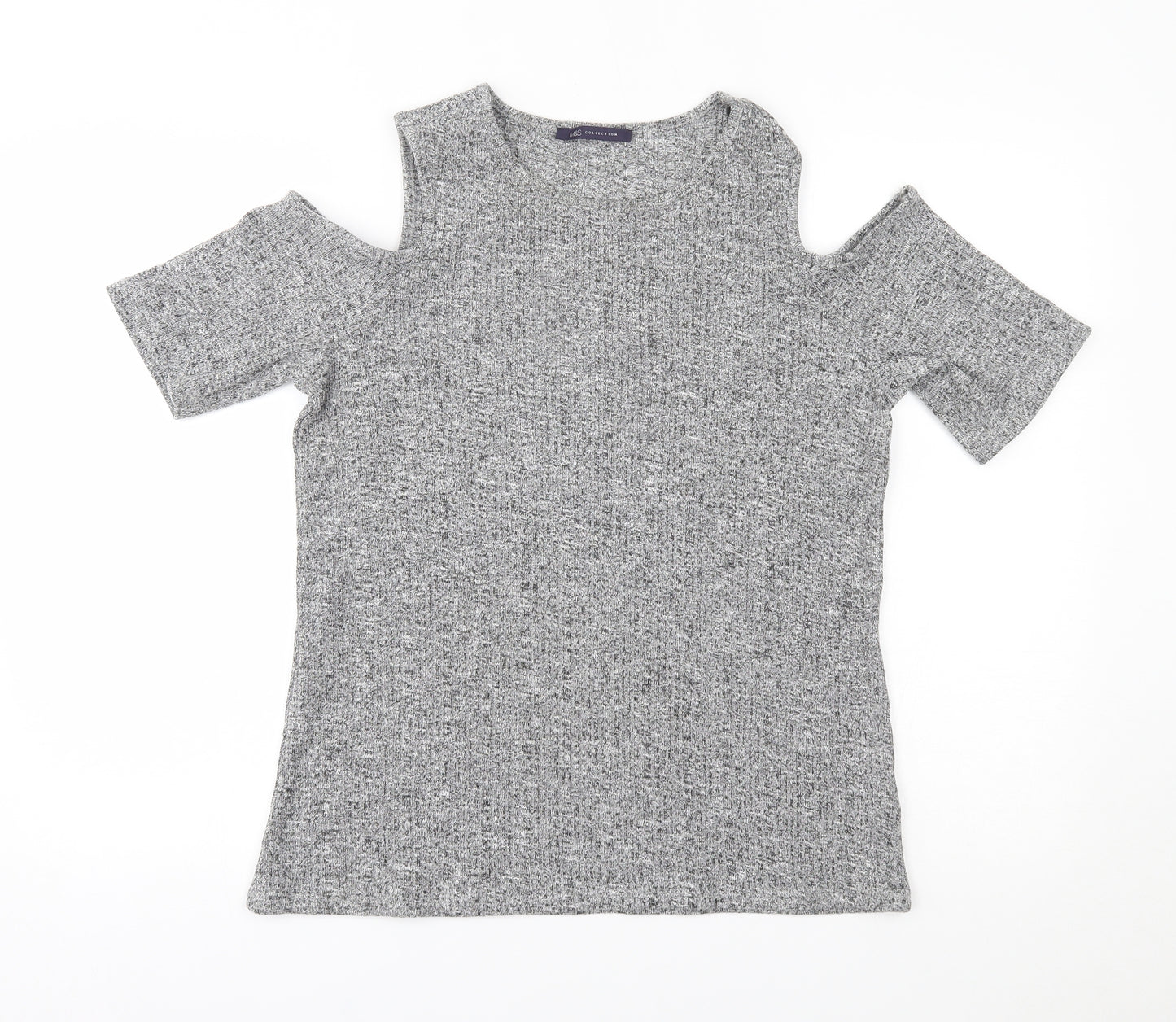 M&S Womens Grey   Pullover Jumper Size 16