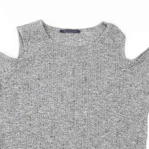 M&S Womens Grey   Pullover Jumper Size 16