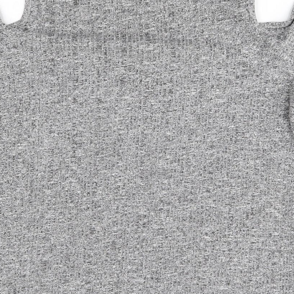 M&S Womens Grey   Pullover Jumper Size 16
