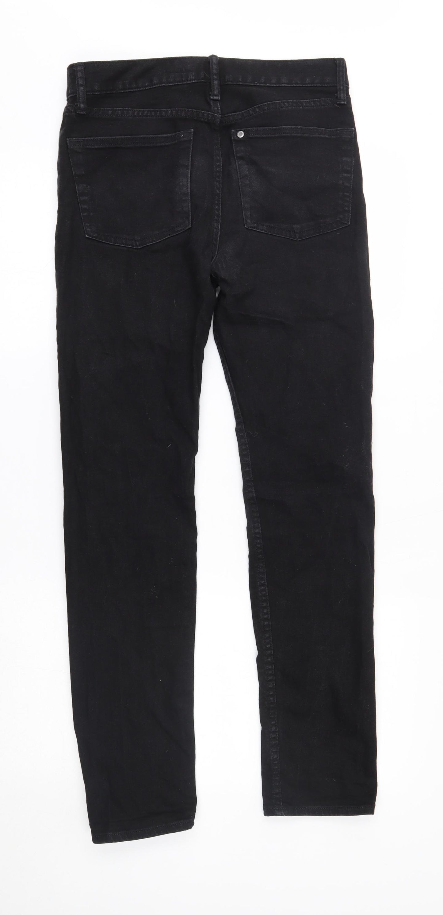 H&M Mens Black   Straight Jeans Size 29 L32 in