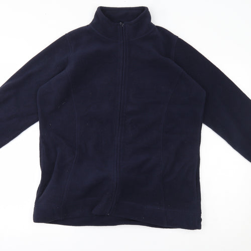 EWM Womens Blue   Full Zip Sweatshirt Size M