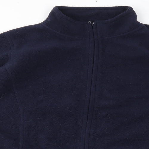 EWM Womens Blue   Full Zip Sweatshirt Size M
