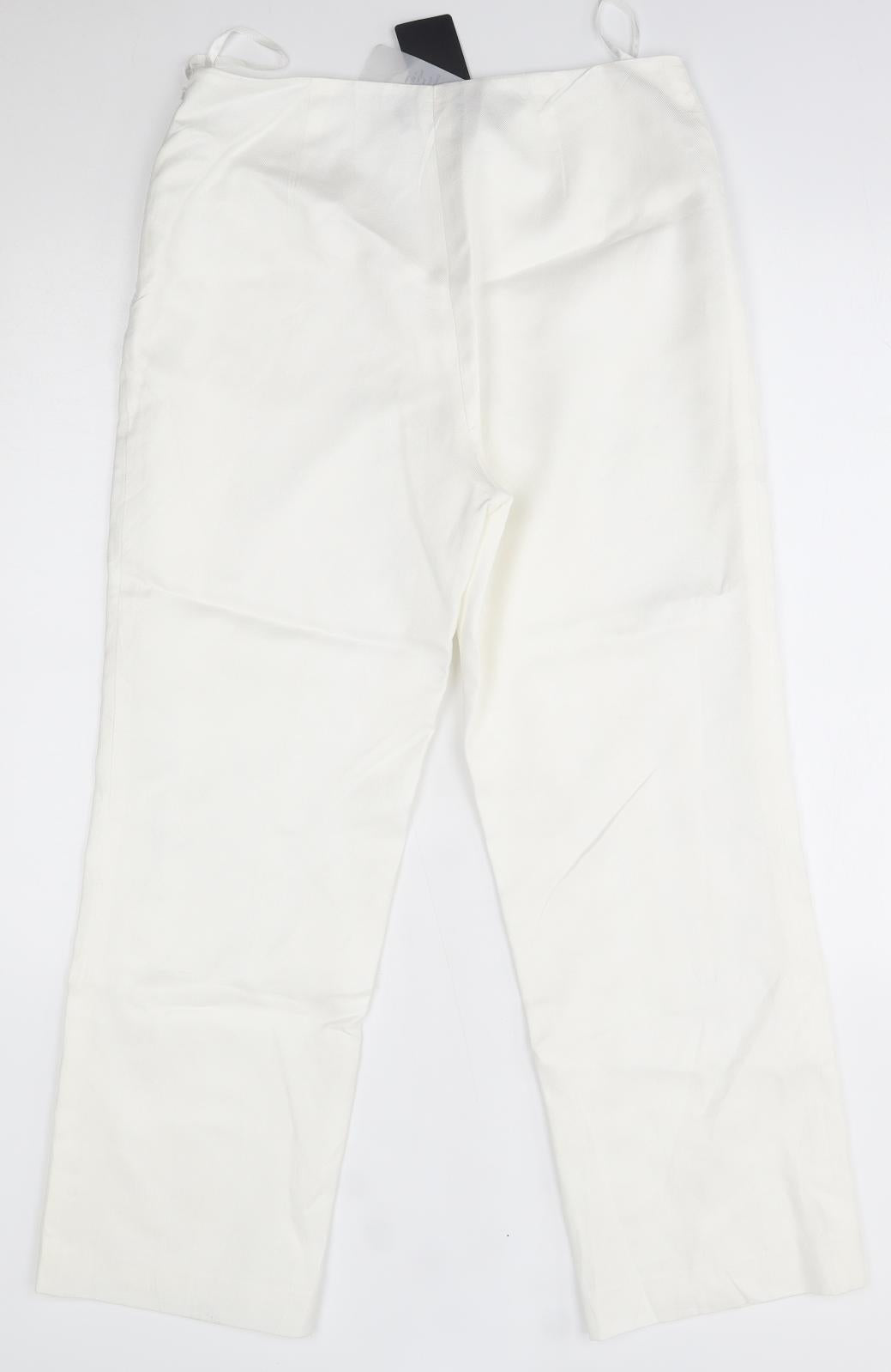 Precis petite Womens White   Trousers  Size 12 L27 in