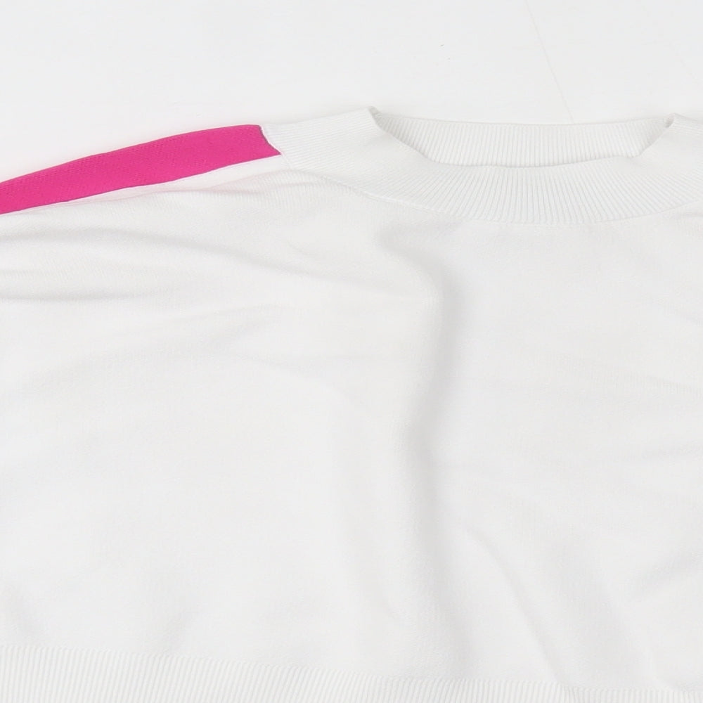 & Other Stories Womens White   Pullover Jumper Size S  - cropped