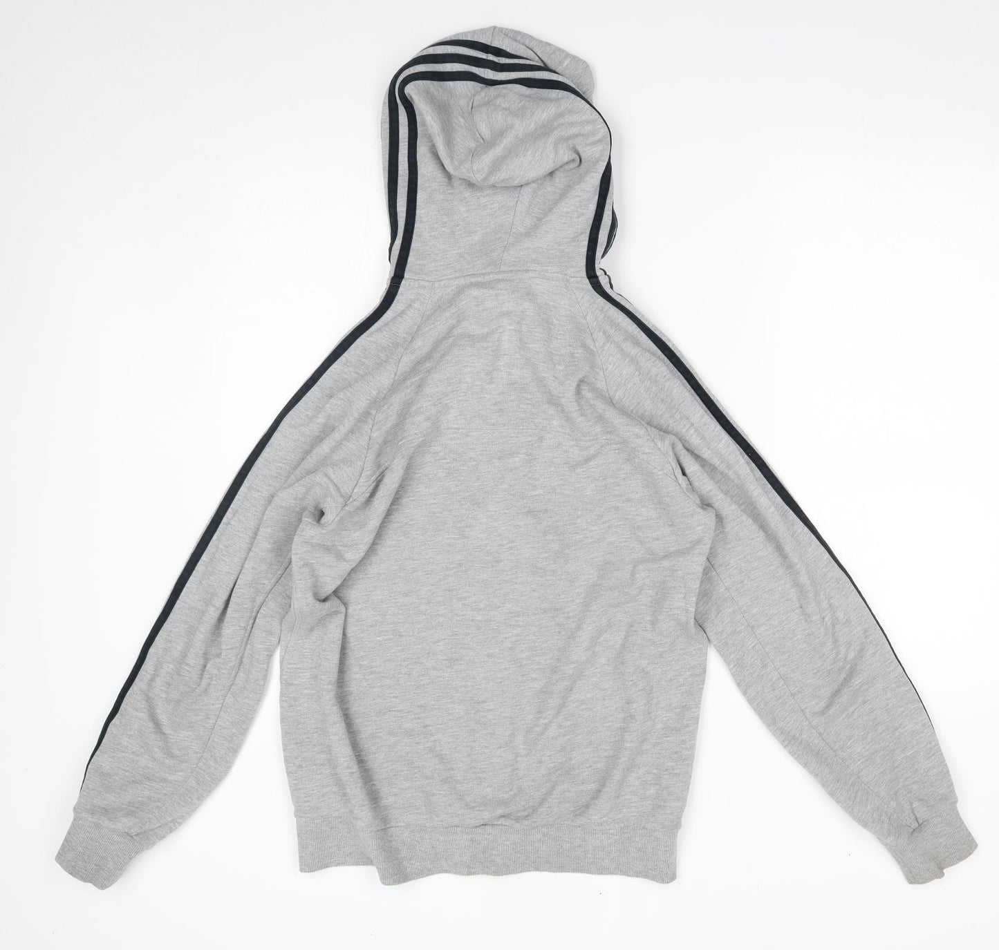 adidas Mens Grey   Full Zip Hoodie Size S