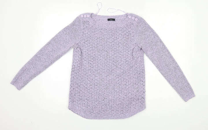 M&Co Womens Purple   Pullover Jumper Size 10