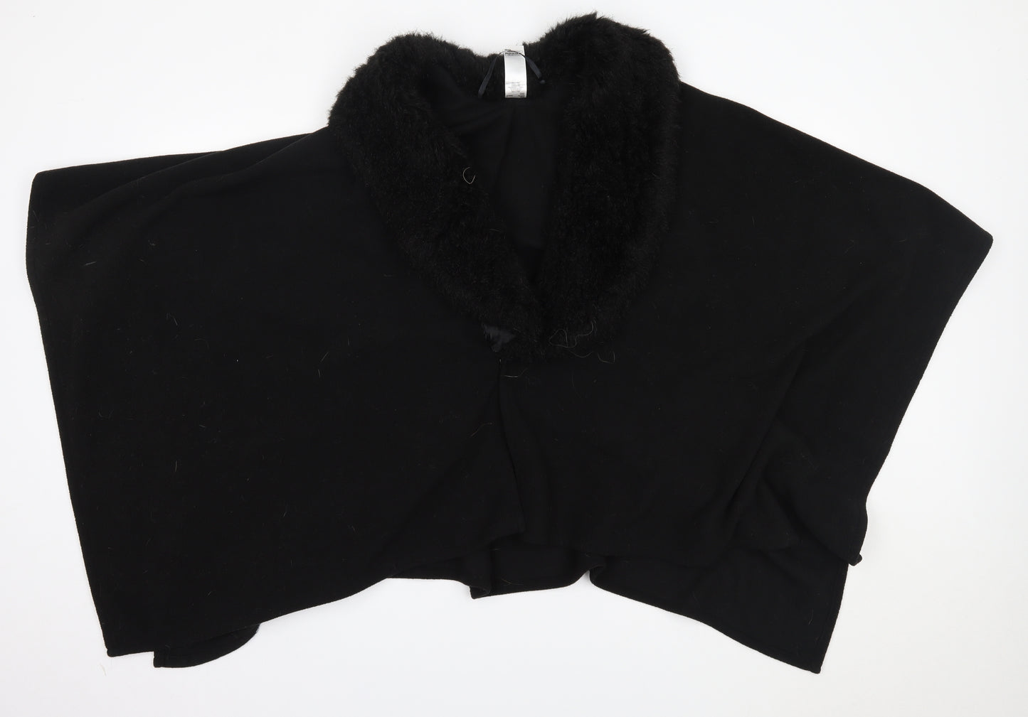 F&F Womens Black   Cape Jumper One Size