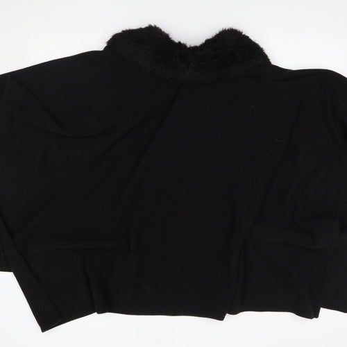 F&F Womens Black   Cape Jumper One Size