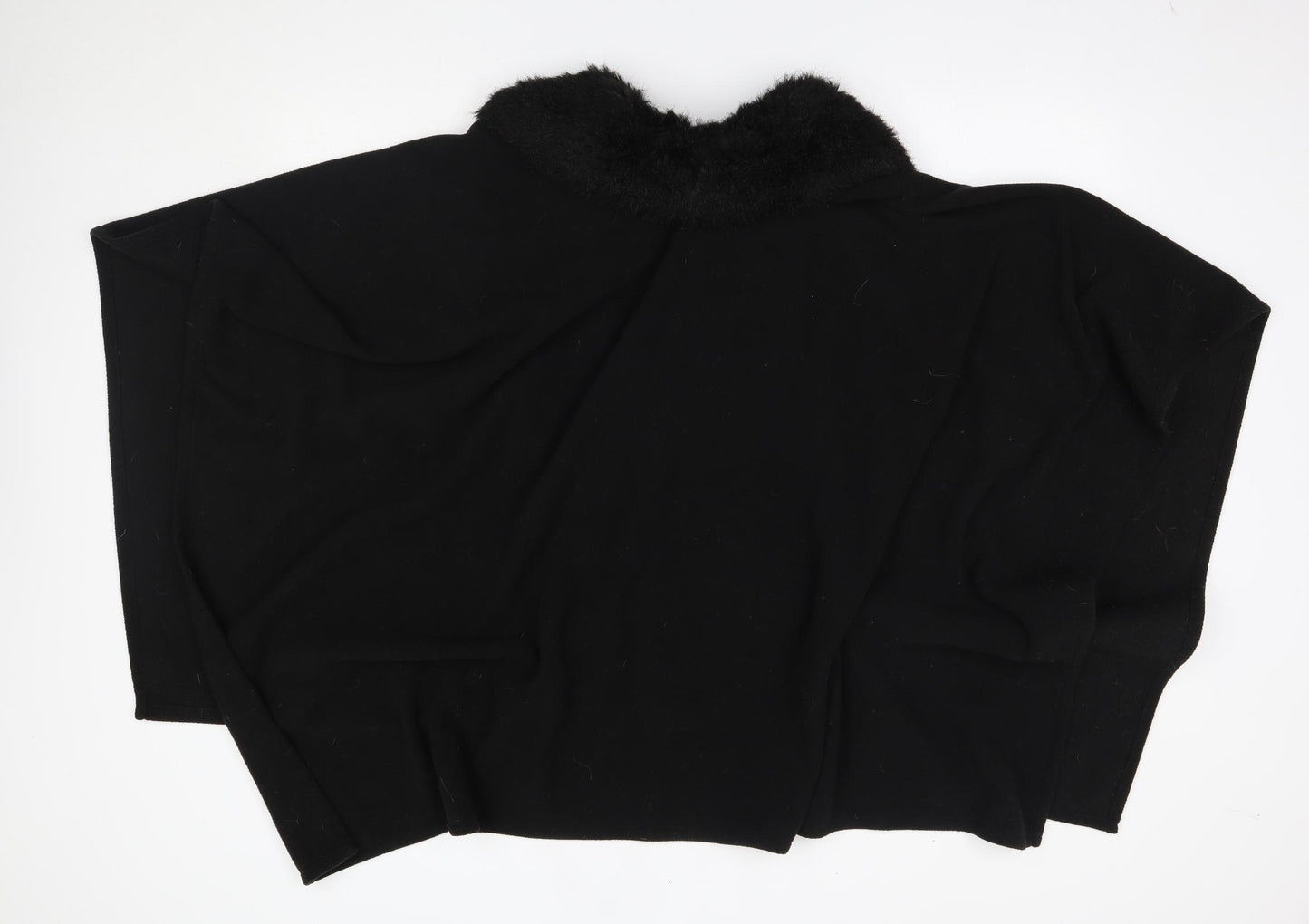 F&F Womens Black   Cape Jumper One Size