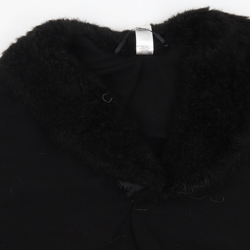 F&F Womens Black   Cape Jumper One Size