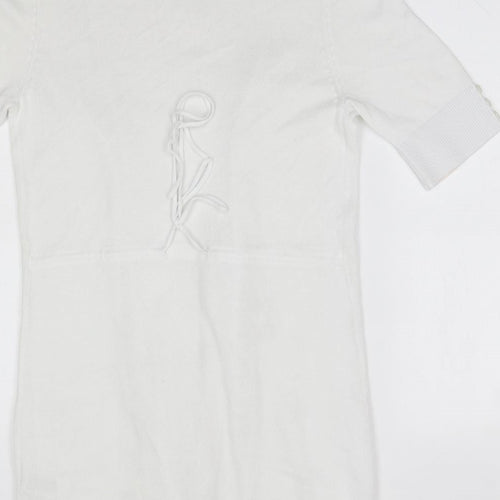 Wallis Womens White    Coatigan Size M
