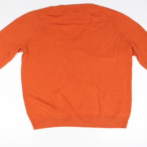 M&S Womens Orange   Pullover Jumper Size 20