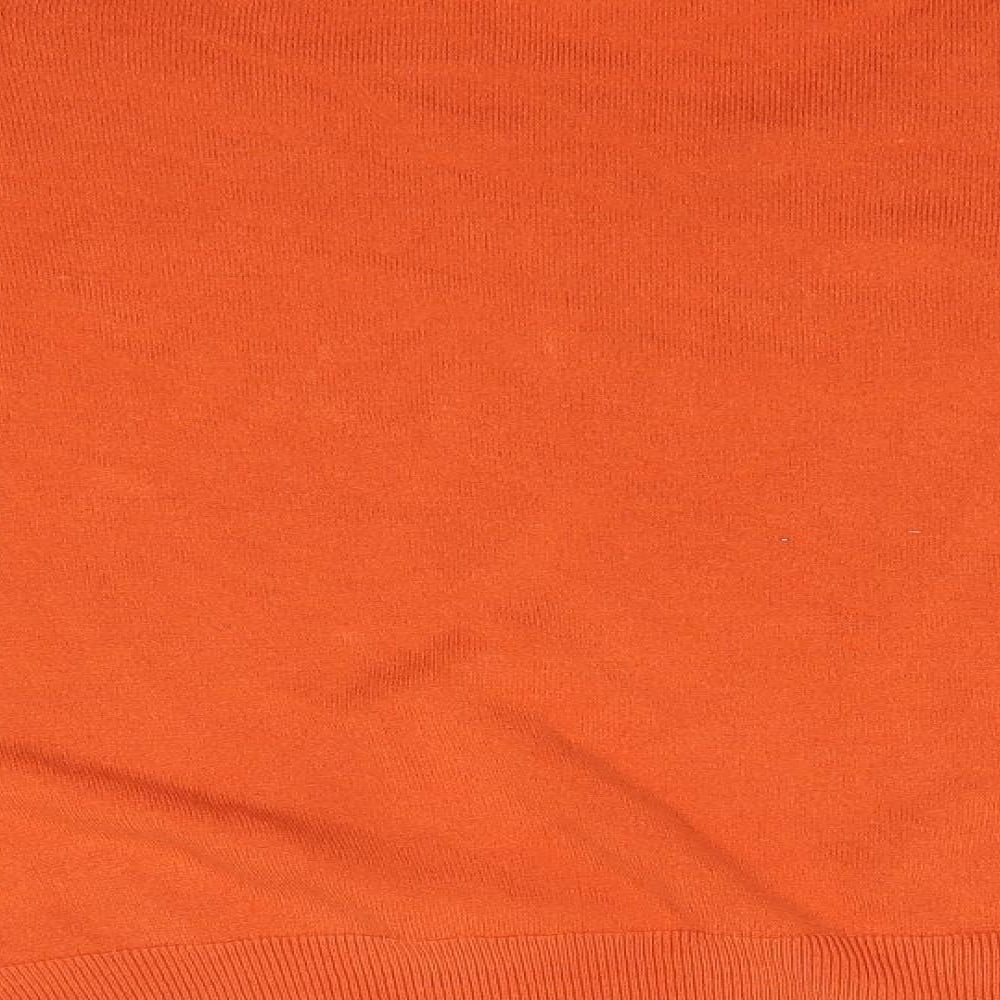 M&S Womens Orange   Pullover Jumper Size 20