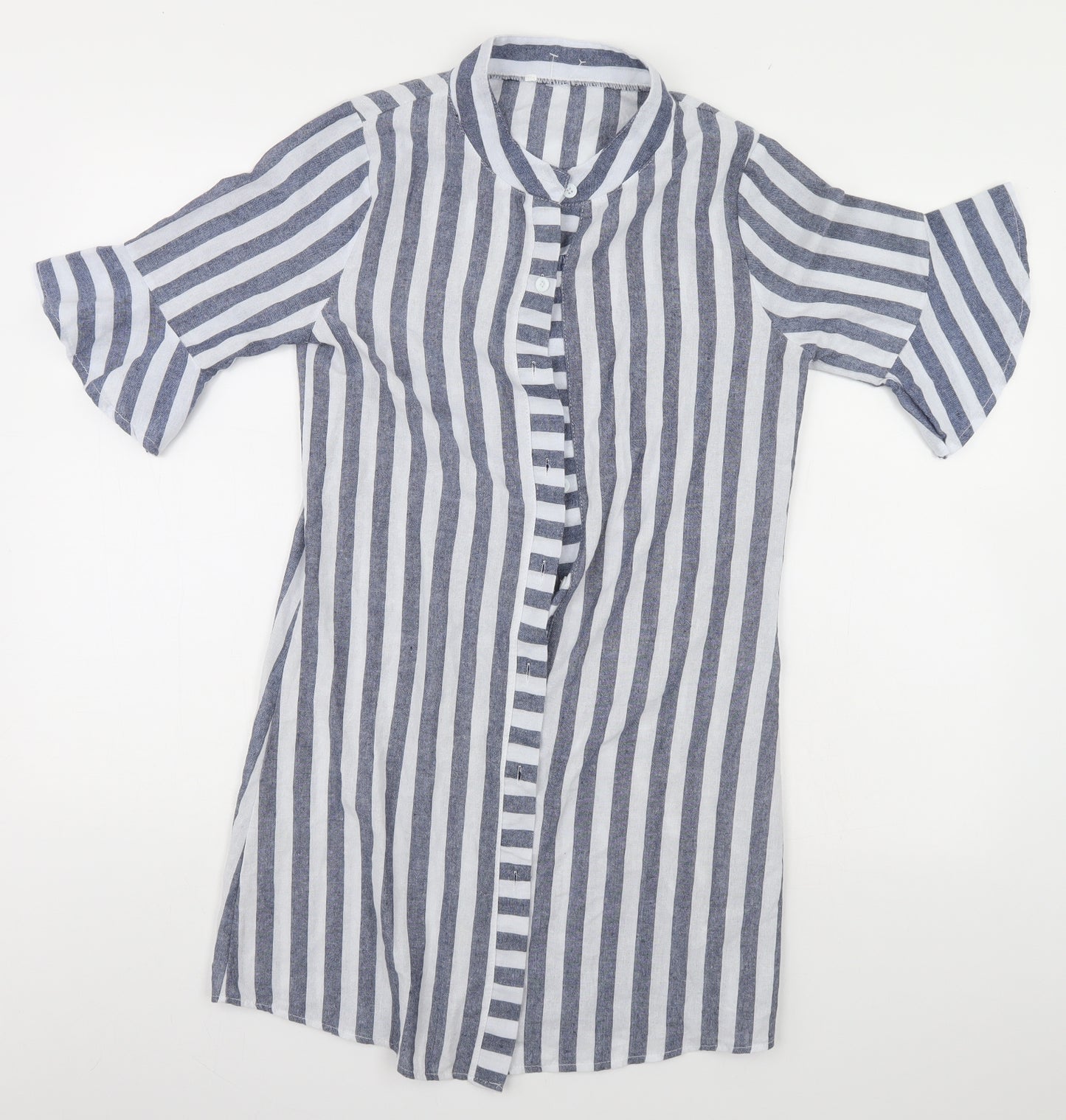 Preworn Womens Blue Striped  Top Pyjama Top