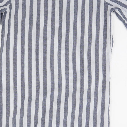 Preworn Womens Blue Striped  Top Pyjama Top