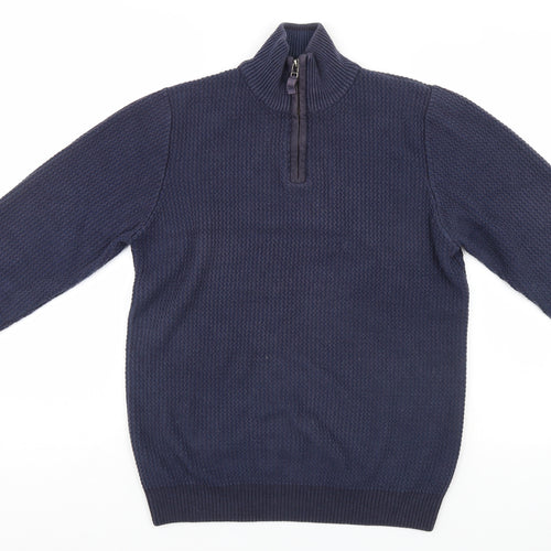 Marks and Spencer Mens Blue   Pullover Jumper Size S
