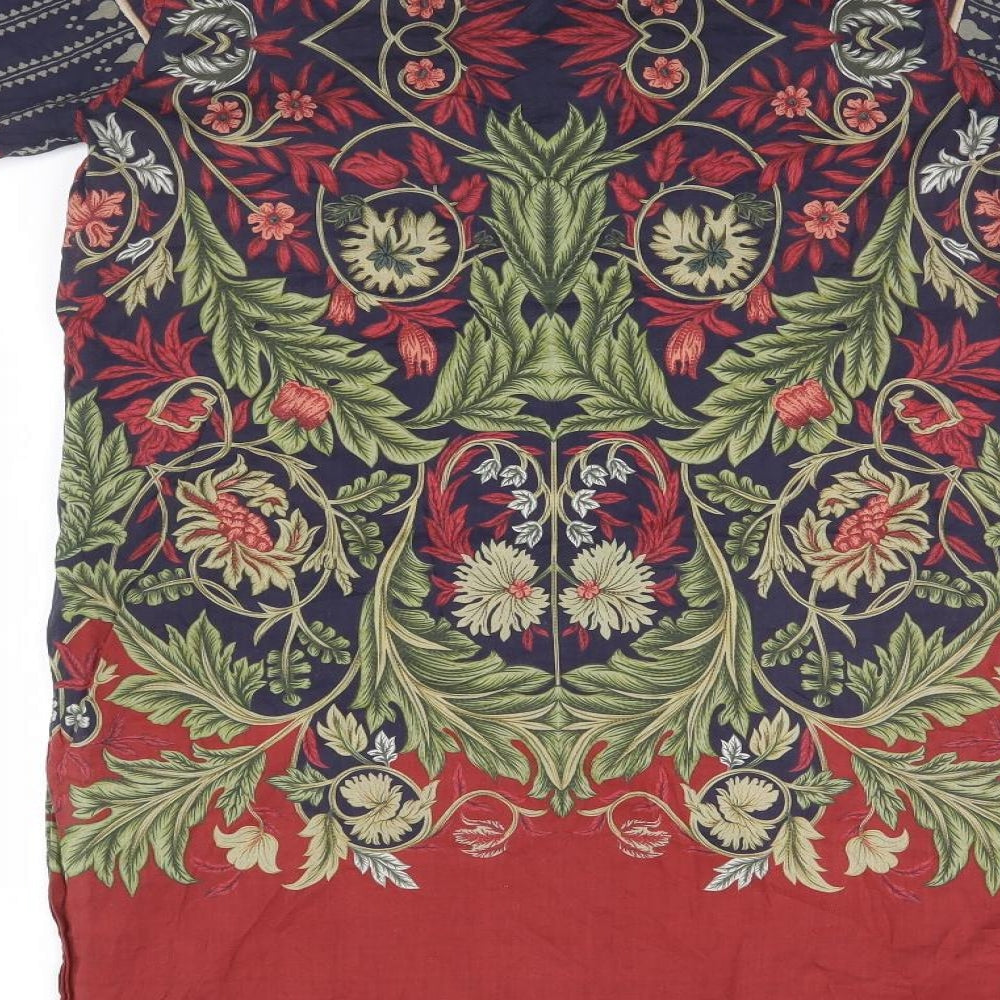 Outfitters Womens Multicoloured Floral  Basic T-Shirt Size S