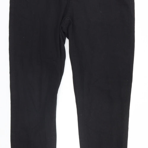 Denim & Co. Womens Black   Straight Jeans Size 10 L26 in
