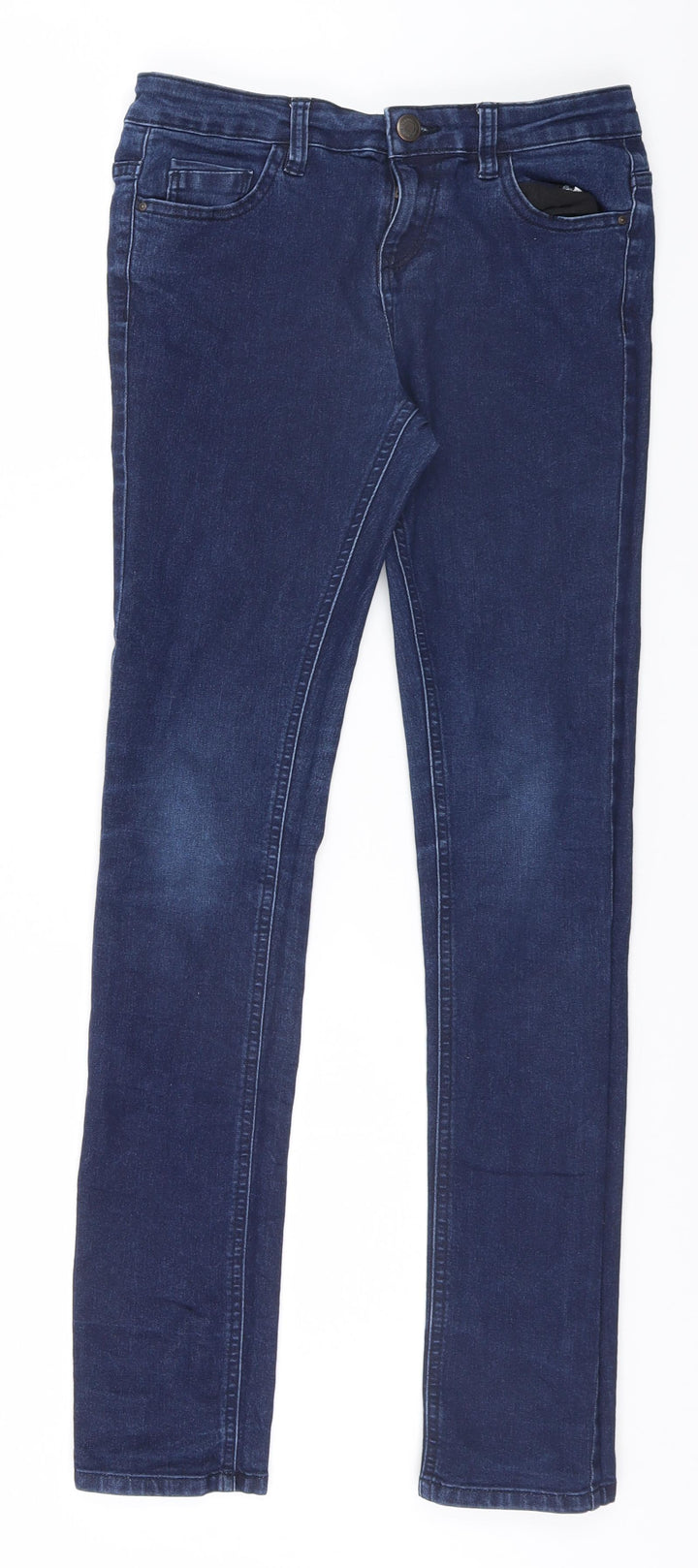 Denim & Co. Womens Blue Skinny Jeans Size 6 L30 in