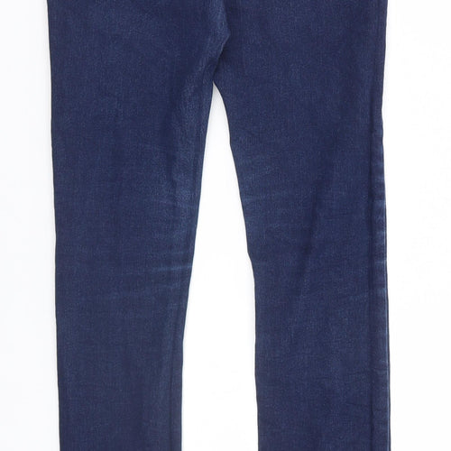 Denim & Co. Womens Blue   Skinny Jeans Size 6 L30 in