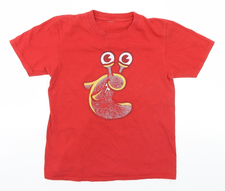 Preworn Boys Red Basic T-Shirt