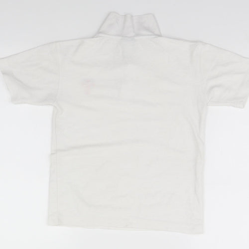 Innovation Boys White   Basic Polo Size 8-9 Years