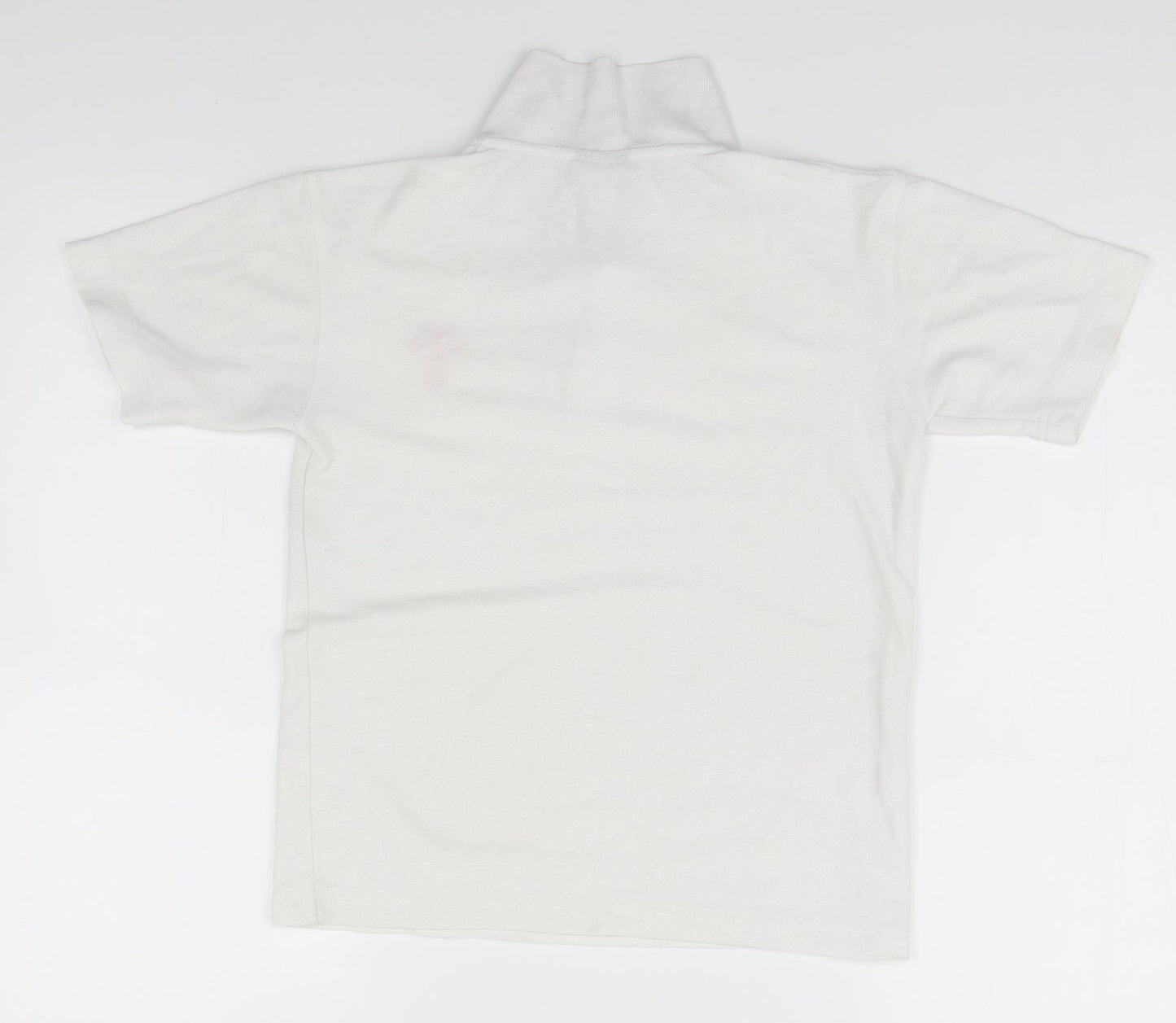 Innovation Boys White   Basic Polo Size 8-9 Years