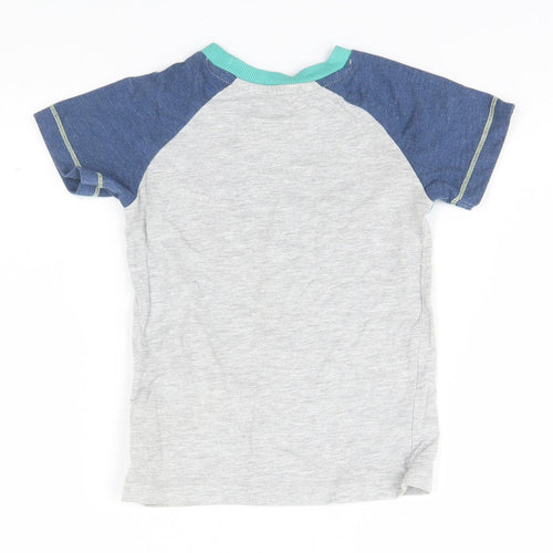 Matalan Baby Grey   Basic T-Shirt Size 18-24 Months  - See You Later Alligator