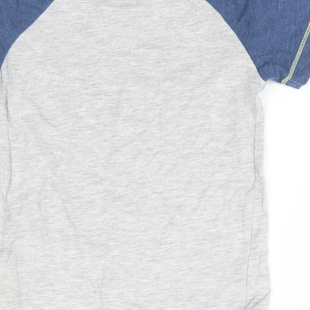 Matalan Baby Grey   Basic T-Shirt Size 18-24 Months  - See You Later Alligator