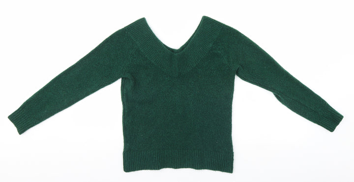 H&M Womens Green   Pullover Jumper Size XS
