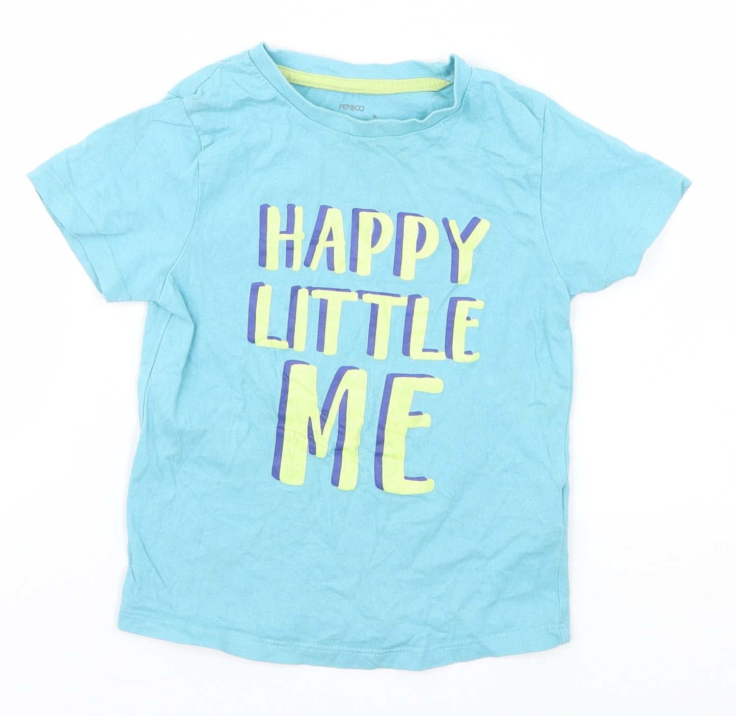 PEP&Co Boys Blue   Basic T-Shirt Size 2-3 Years  - Happy Little Me