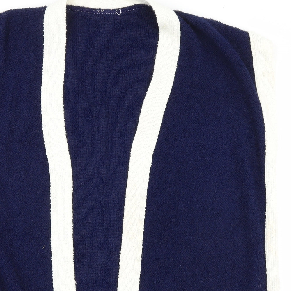 Preworn Womens Blue   Cardigan Jumper One Size