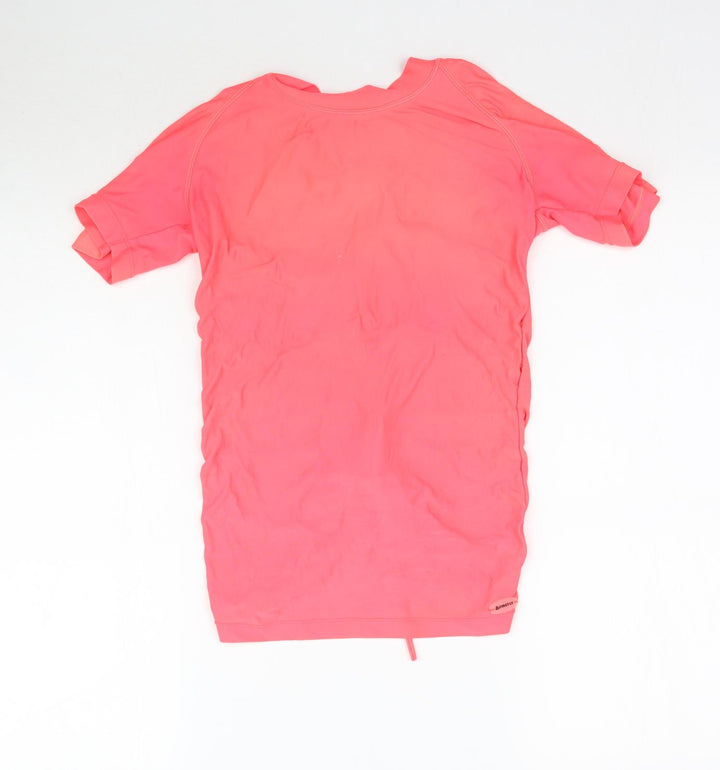 Firefly Womens Pink Basic T-Shirt Size 8 - Bright Coral Colour