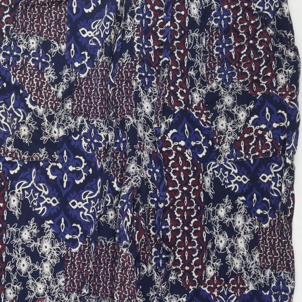Preworn Womens Multicoloured Floral  Harem Trousers Size M L23 in