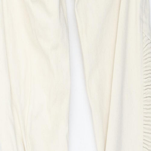 Denim Co. Womens Ivory  Denim Skinny Jeans Size 28 in L32 in